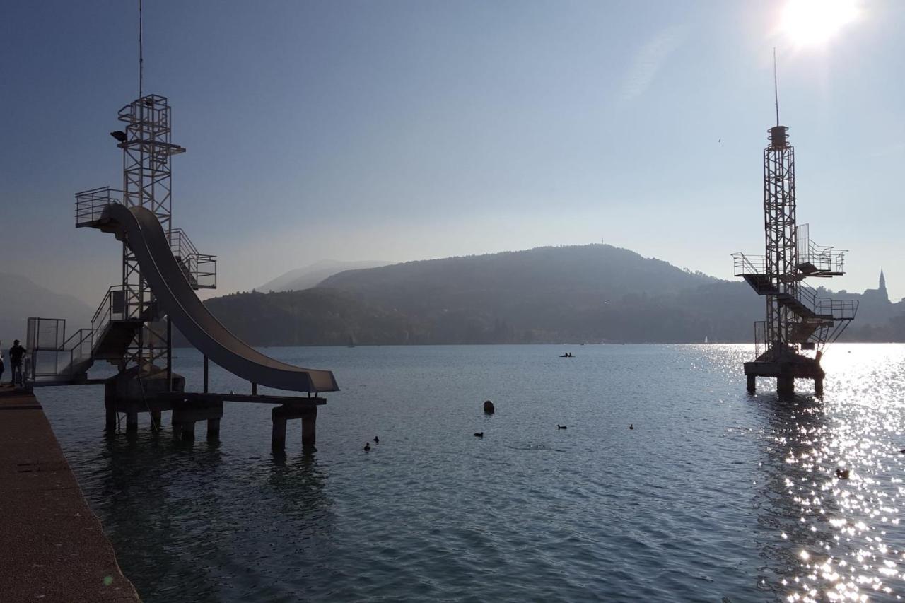 Le Grand Large - Apartment Parking & Balcony By The Lake Modern Bright Annecy Exterior photo